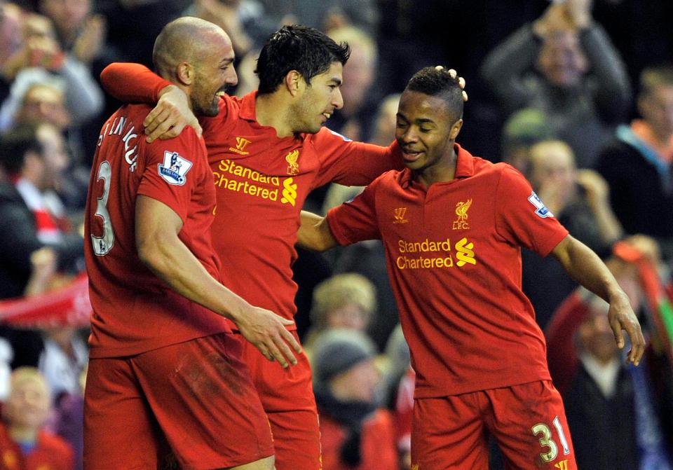  Jose Enrique's spell at Liverpool coincided with Luis Suarez and Raheem Sterling