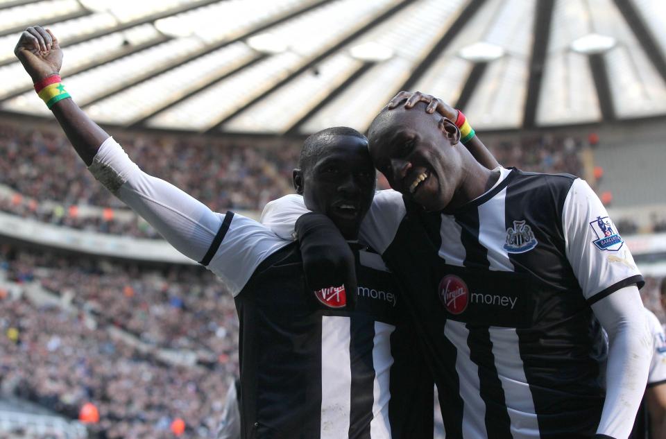  Papiss Cisse and Demba Ba fired Newcastle to fifth in 2011