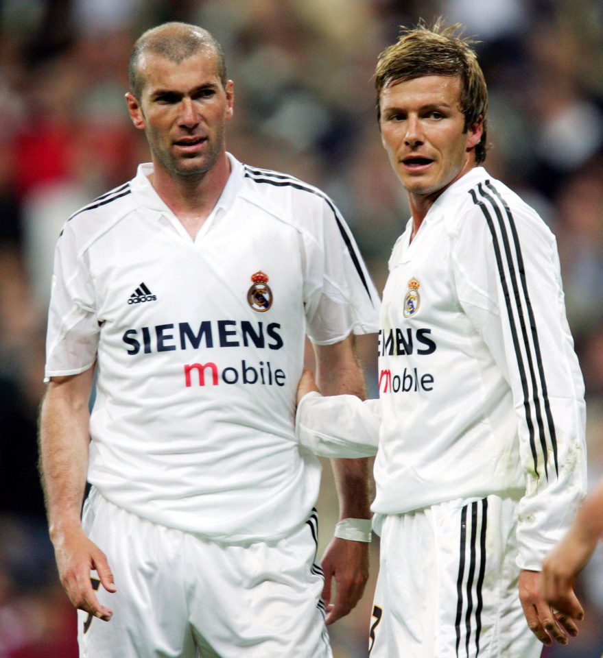  David Beckham left Man United to join Real Madrid