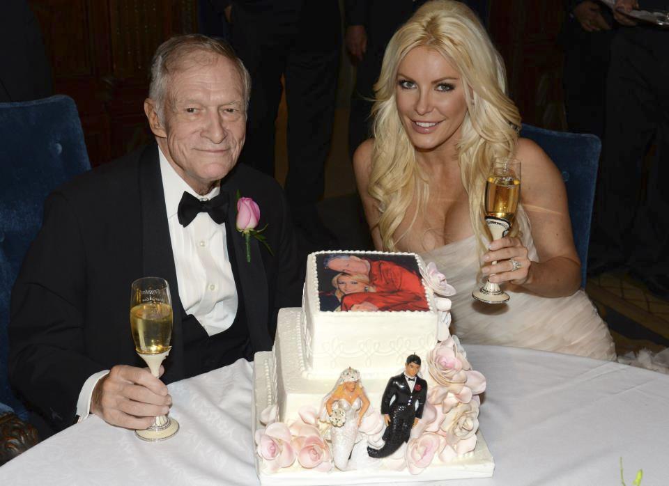  The couple married in 2012 after Harris jilted Hefner five days before their original ceremony the year before