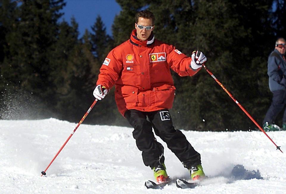  The much-loved German race ace was also an accomplished skier