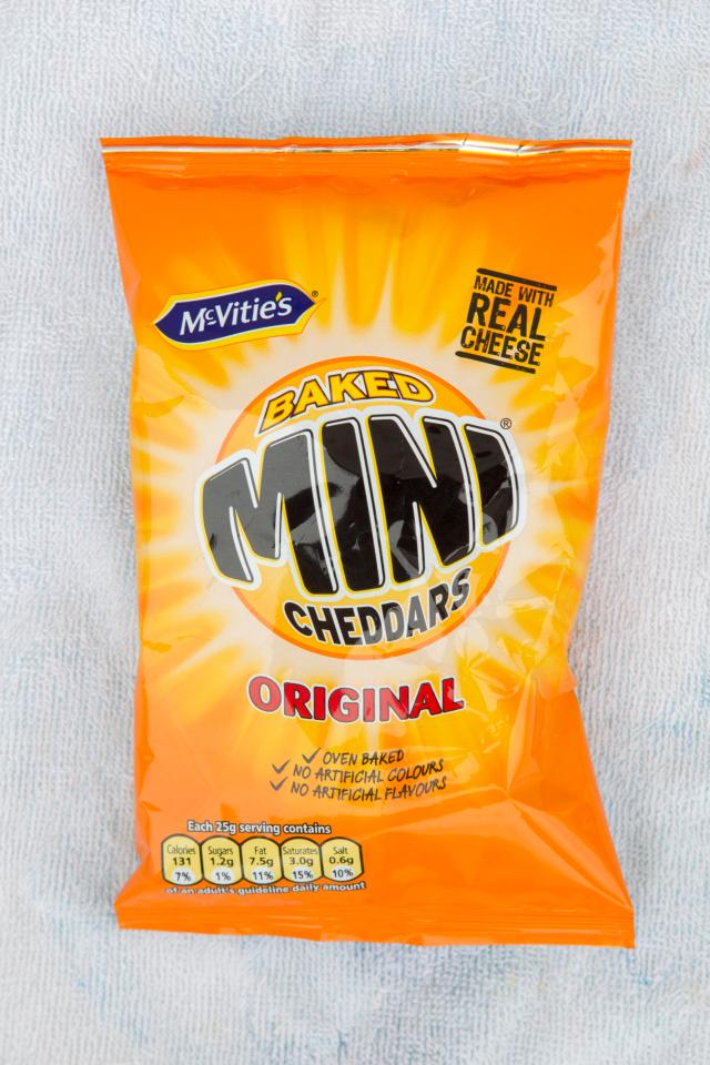  Another popular favouite, Mini Cheddars, was 53 per cent air