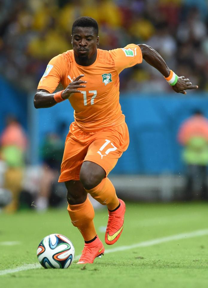  Didier Drogba played at international level with Serge Aurier for two years