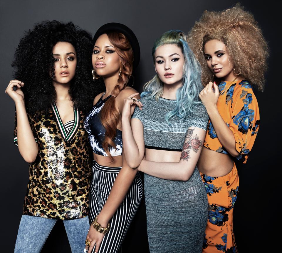  Shereen with bandmates Amira McCarthy, Jessica Plummer, and Asami Zdrenka