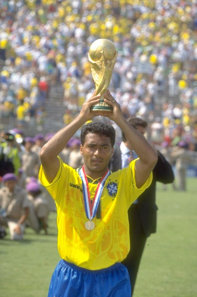  Romario was the star of Brazil's 1994 World Cup-winning side in USA