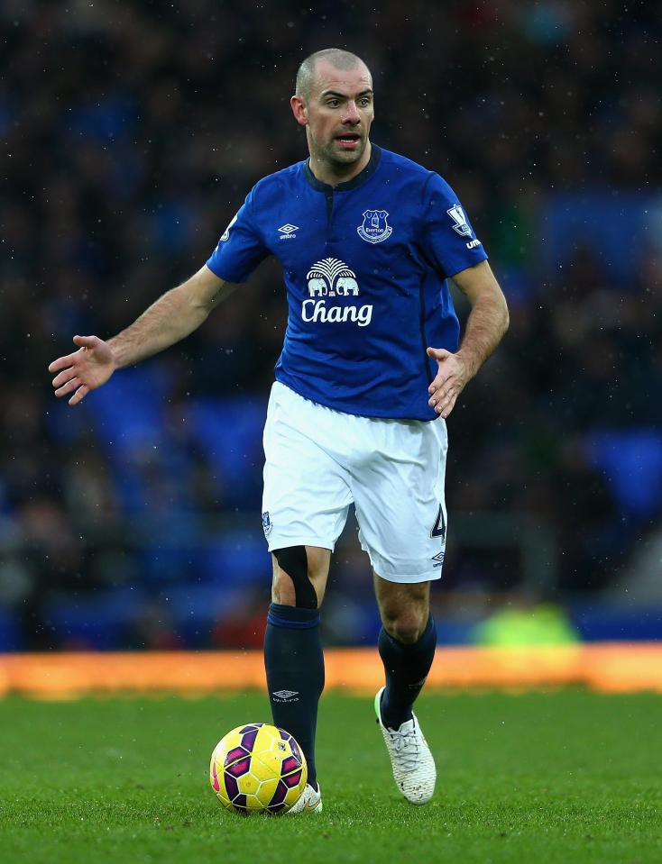  Until very recently Darron Gibson was part of the Everton set-up