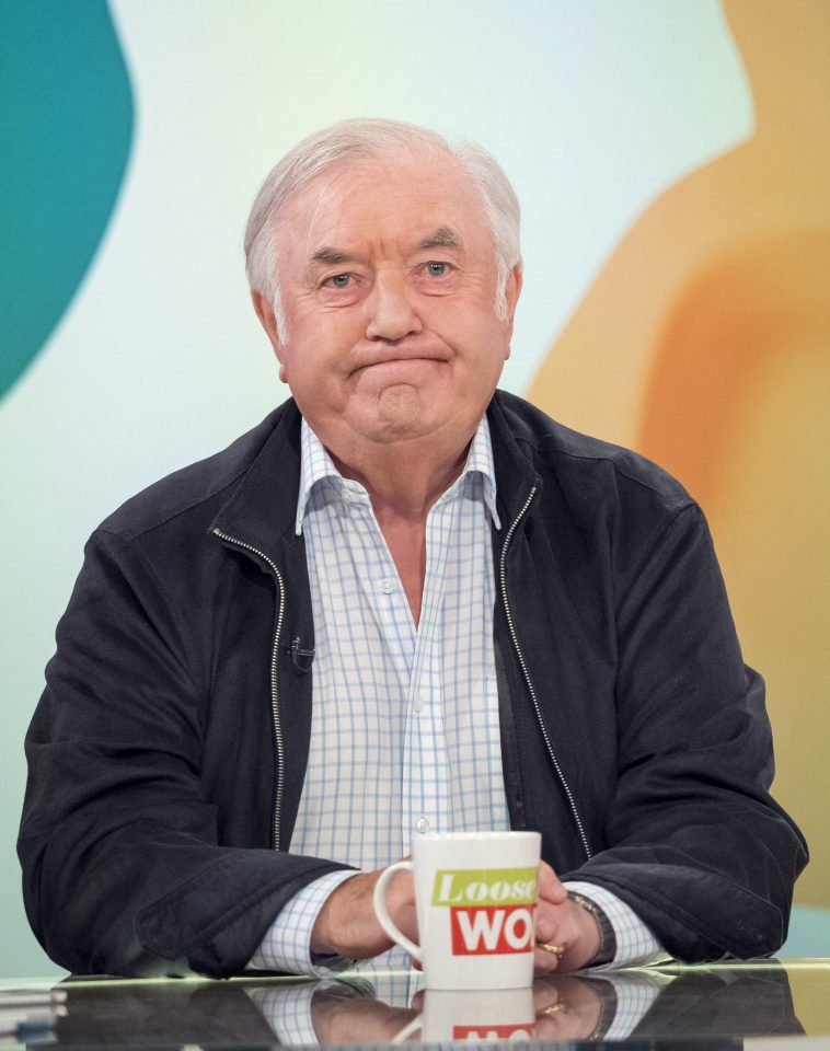  British comedian Jimmy Tarbuck was also in the picture