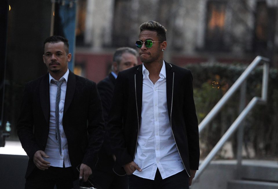  Neymar was one of big names in La Liga to face judge of tax fraud allegations