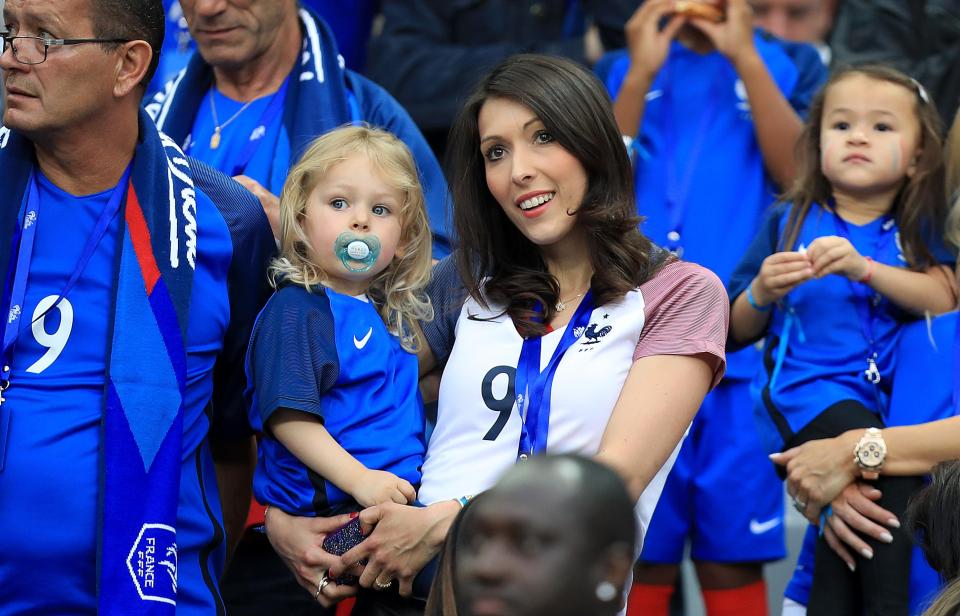  Jennifer Giroud in the crowd during France's match against Romania