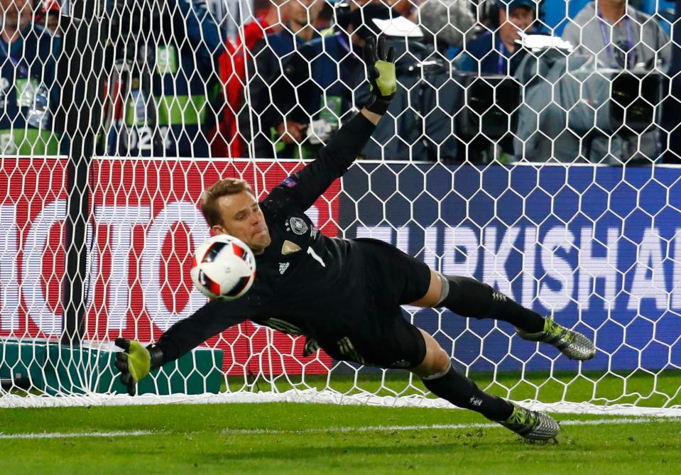  Germany No 1 Manuel Neuer is considered by most as best goalkeeper on planet