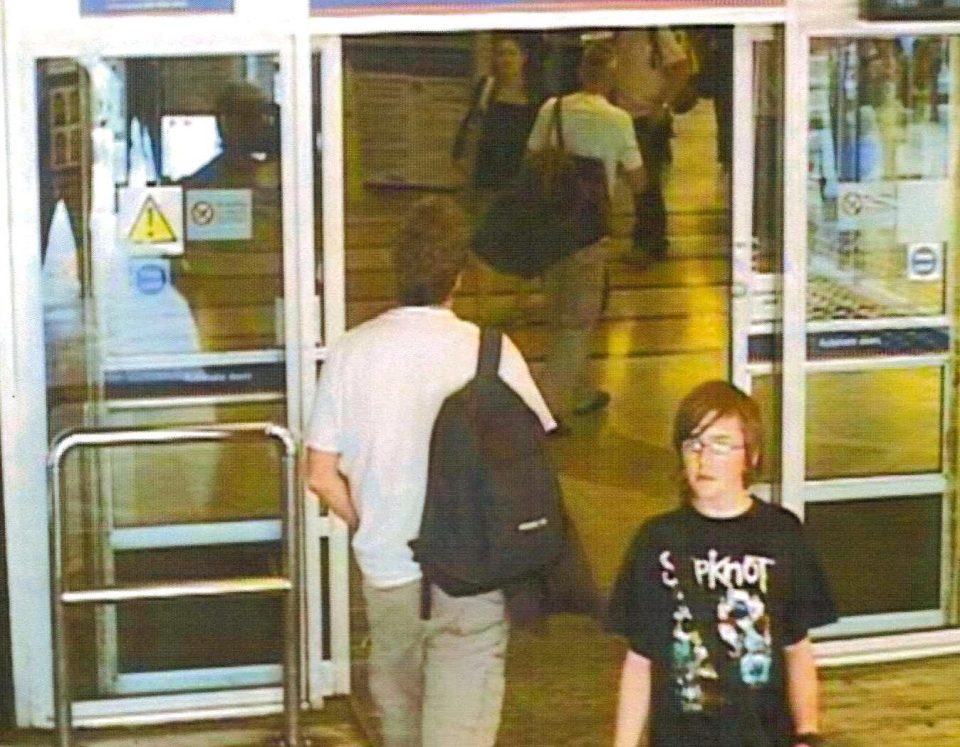  CCTV still of the last confirmed sighting of Andrew Gosden, 14, at Kings Cross station who disappeared on September 14, 2007