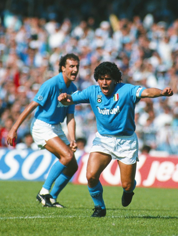 Paolo Maldini also named Argentina and Napoli legend Diego Maradona as the other toughest