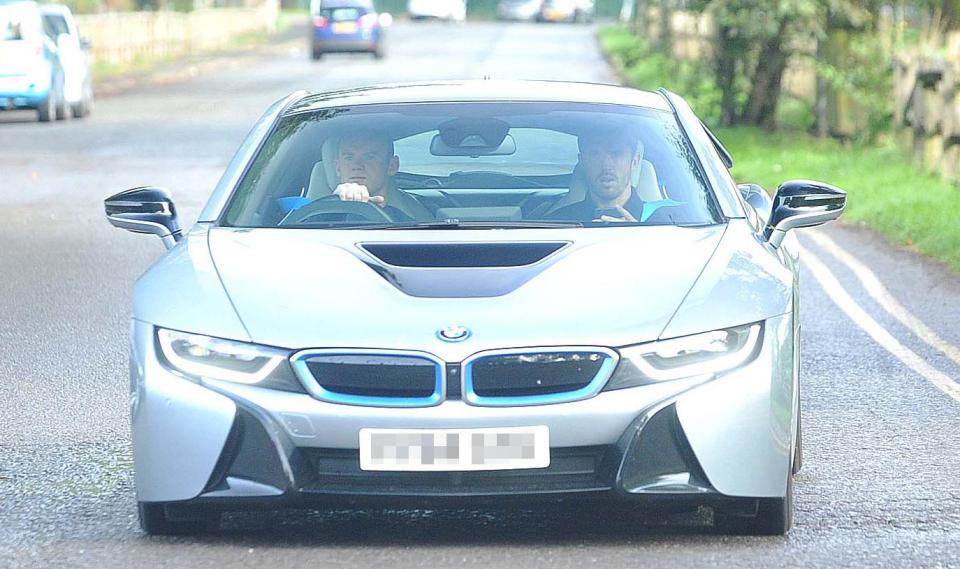  The sleek-looking BMW i8 is just one of Wayne Rooney's stunning fleet of cars