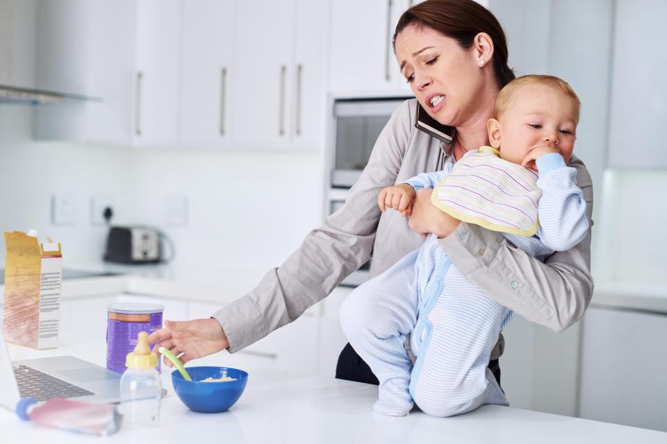  The mum claimed she is just going through the motions with the little lad