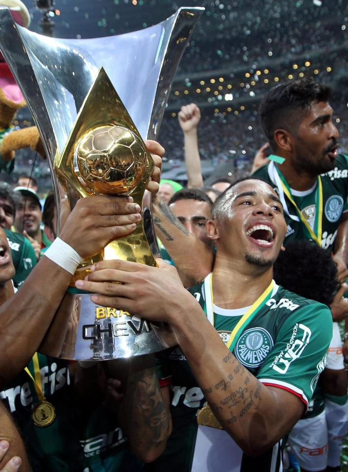  Gabriel Jesus was first spotted by Palmeiras