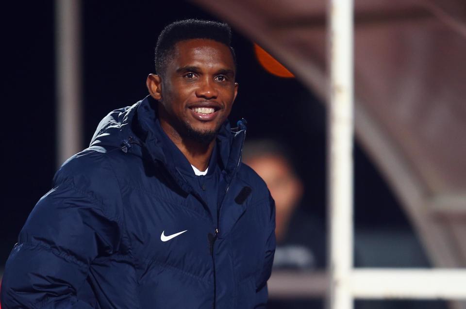  But Eto'o is targeting a move into the dugout and a job in England