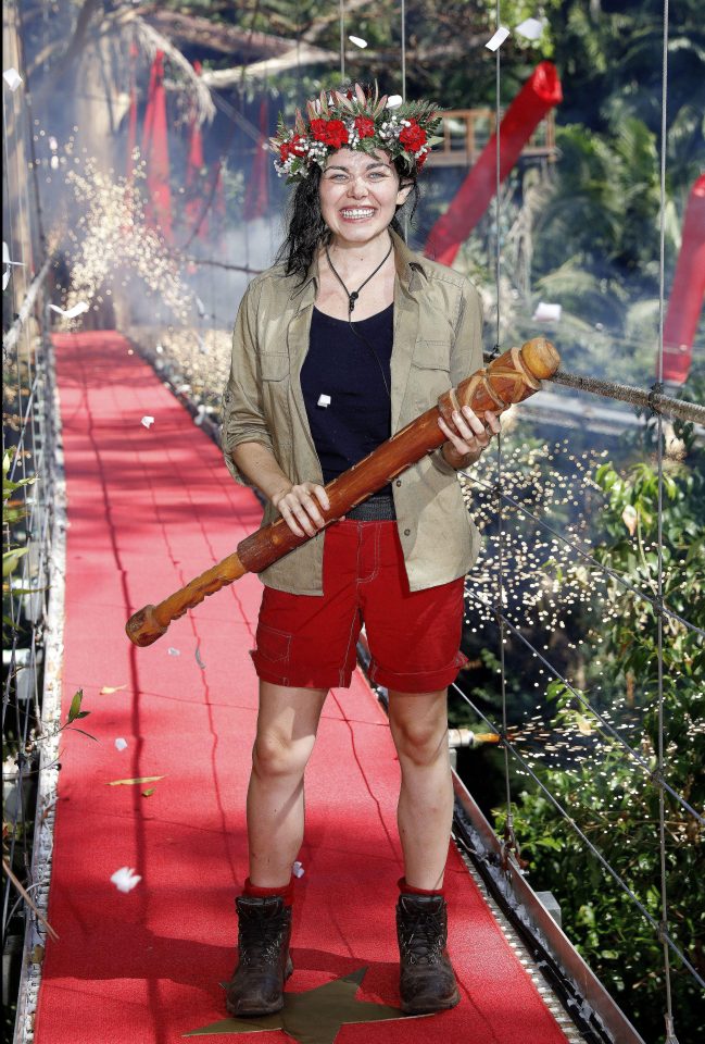  The 26-year-old was crowned winner of I'm A Celebrity last year