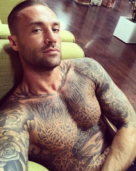  Calum Best is covered head-to-toe in intricate body art