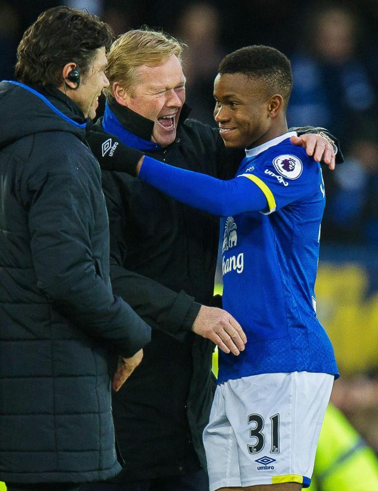  Ademola Lookman got his Everton career off to a flier but has found his chances limited by Ronald Koeman this season