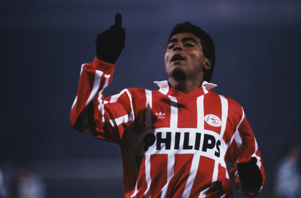  Romario first came to Europe when he signed for PSV Eindhoven in 1988