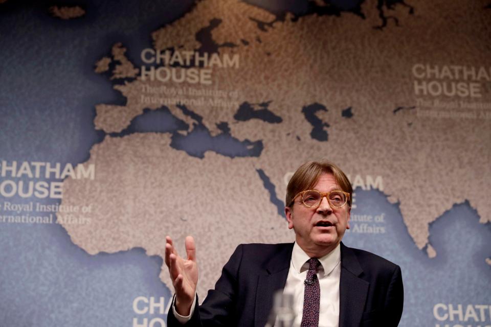  Guy Verhofstadt said Theresa May's speech was more 'realistic'