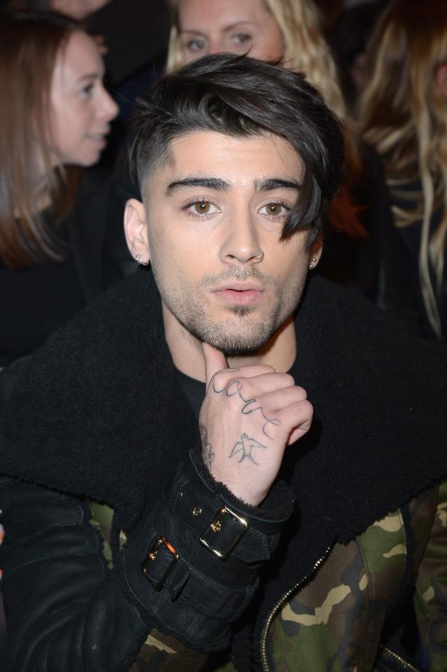  Zayn unveiled his shock new look earlier this month