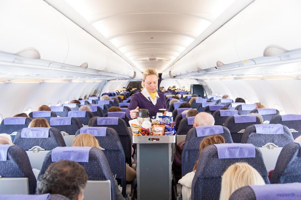  Flyers Rights claims the width of a standard economy seat in America has decreased from an average of 18.5 inches to just 17 since the early 2000s - planes in the UK have also had their legroom reduce