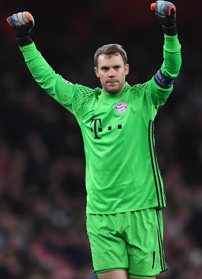  5. Manuel Neuer: Bayern Munich