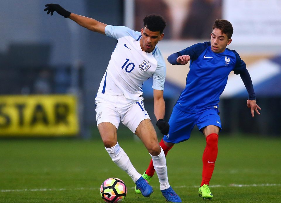  Maxime Lopez in action against England during Under-20s friendly in March