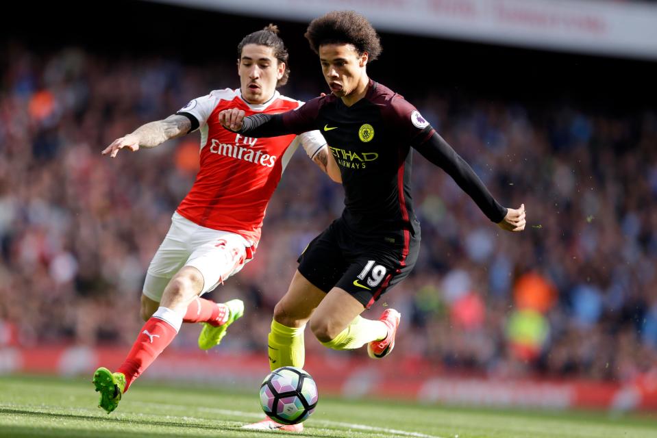  Hector Bellerin and Leroy Sane are two of FIFA 18's fastest players