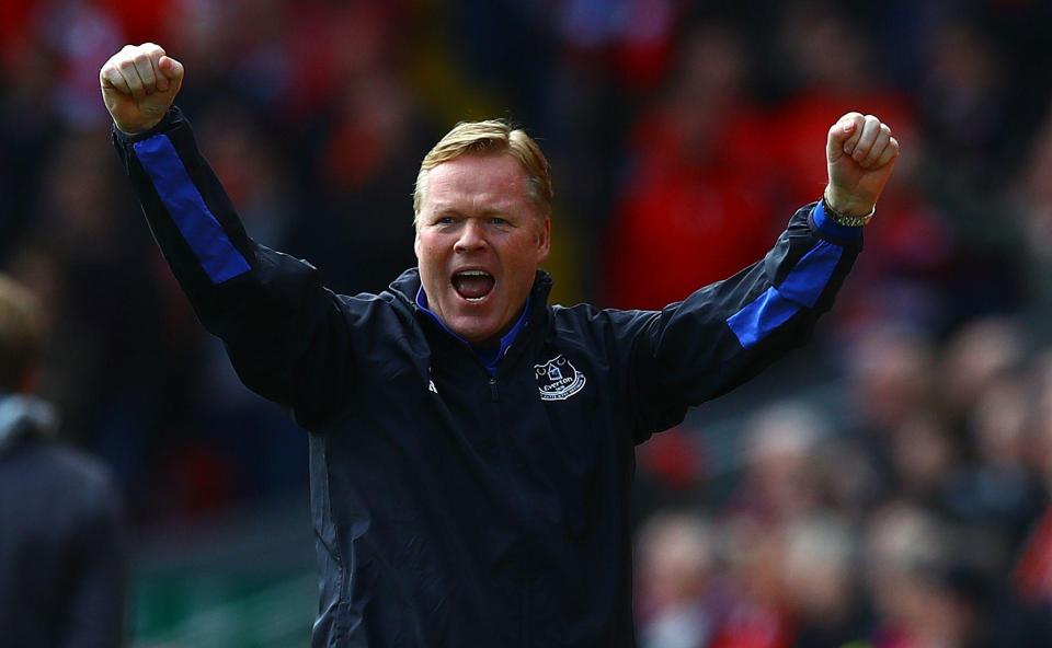  Ronald Koeman was on the brink of losing his job before two late goals