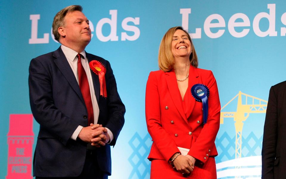  Ms Jenkyns defeated Ed Balls to win her Morley seat in 2015