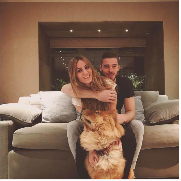  David de Gea and girlfriend Edurne Garcia