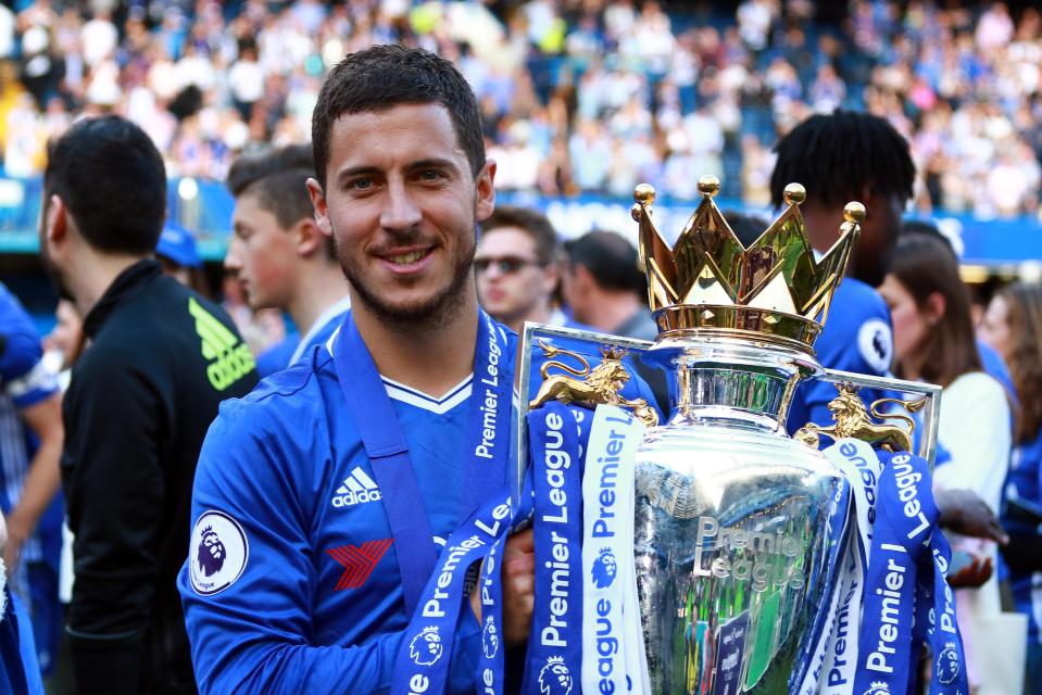  Eden Hazard has won the Premier League, France’s Ligue 1, the Europa League and the FA and Capital One cups, but has yet to win the Champions League