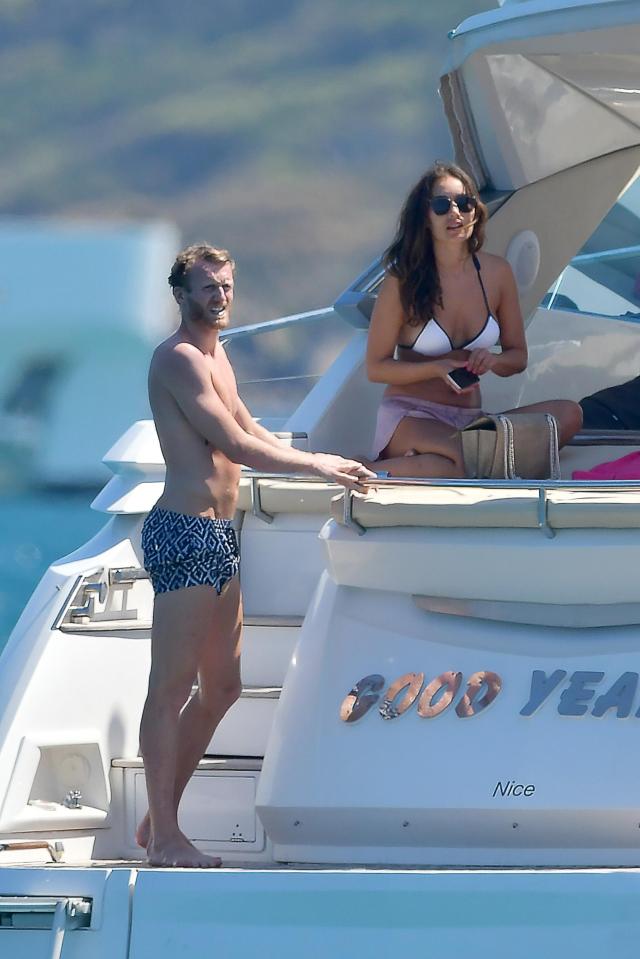  Andre Schurrle enjoys a break in St Tropez with wife Anna Sharypova