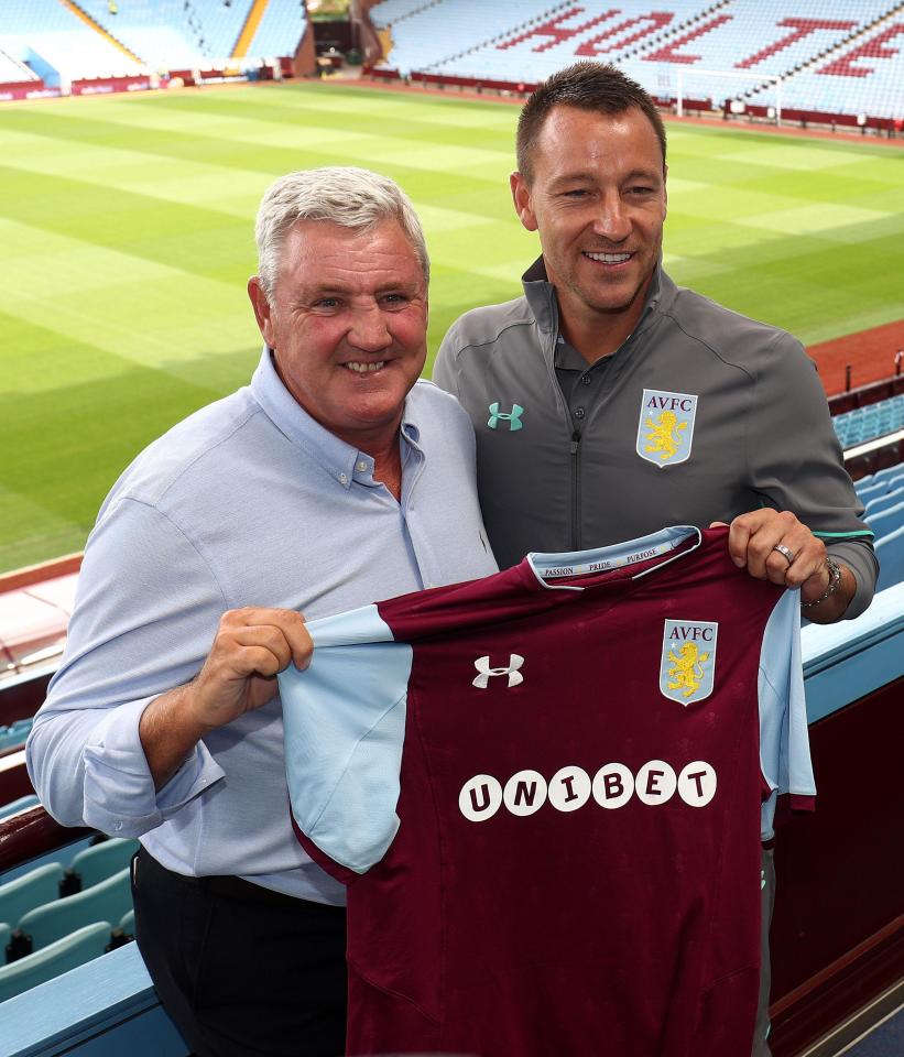  He left Stamford Bridge to join Steve Bruce's Aston Villa this summer