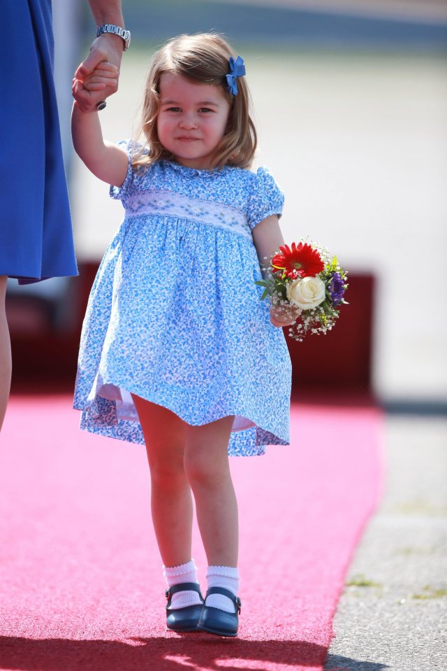  George's younger sister Princess Charlotte is fourth in line to the throne