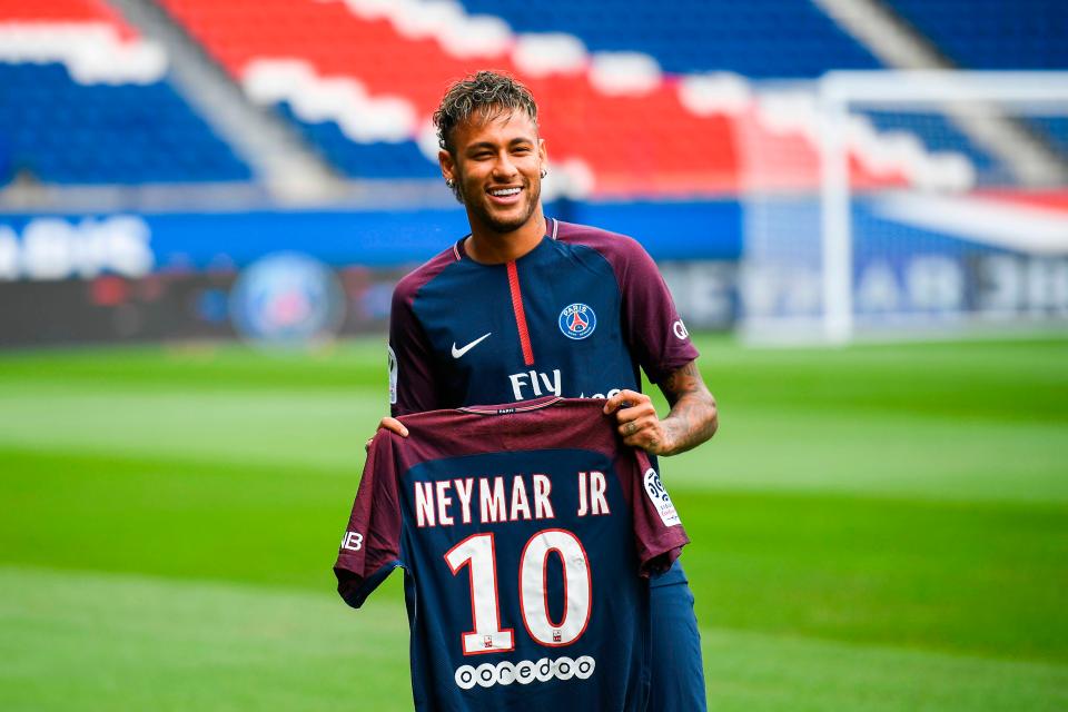  Paris Saint-Germain paid Barcelona £198million to sign Neymar in summer