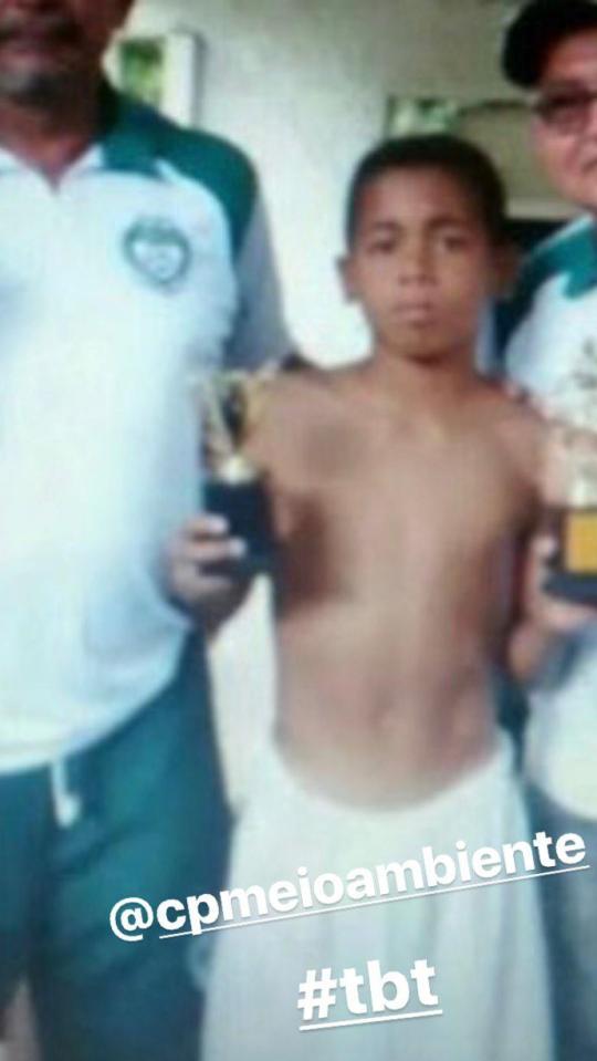  The Brazilian had a abundance of talent as a youngster