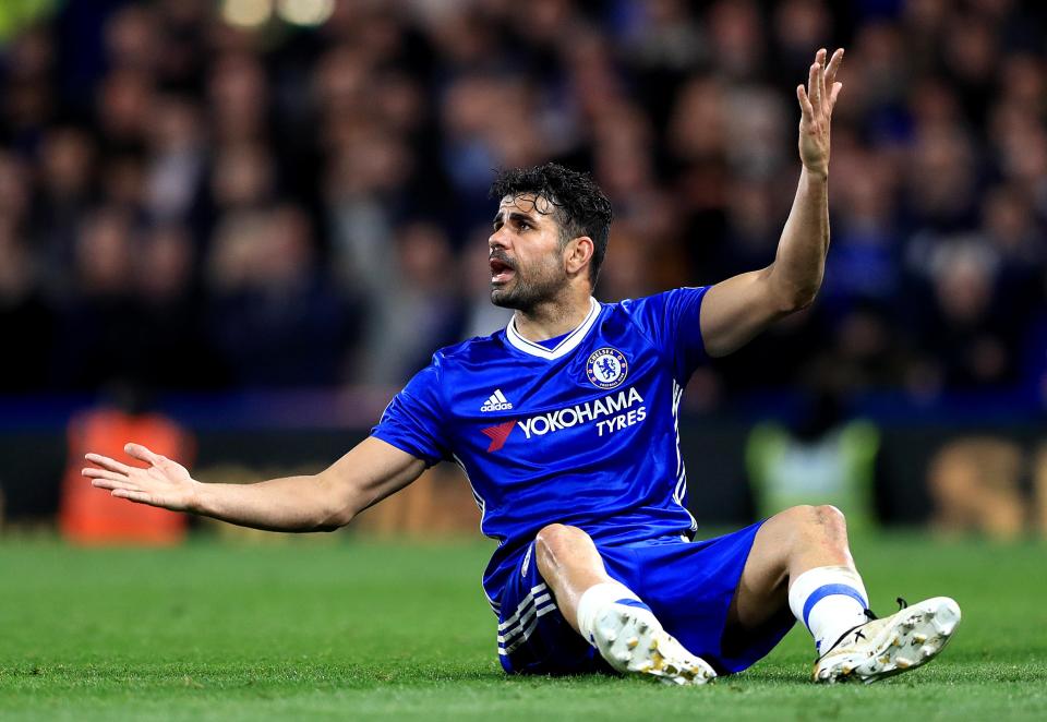  The move severely limits Diego Costa's options