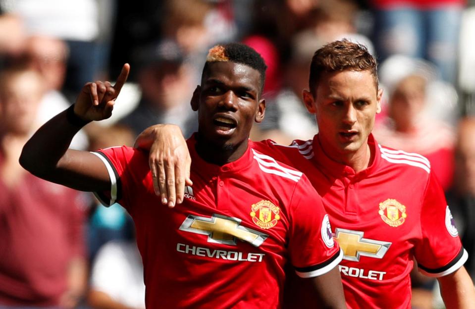  Matic's arrival to Old Trafford has allowed Paul Pogba to roam further forward in the midfield