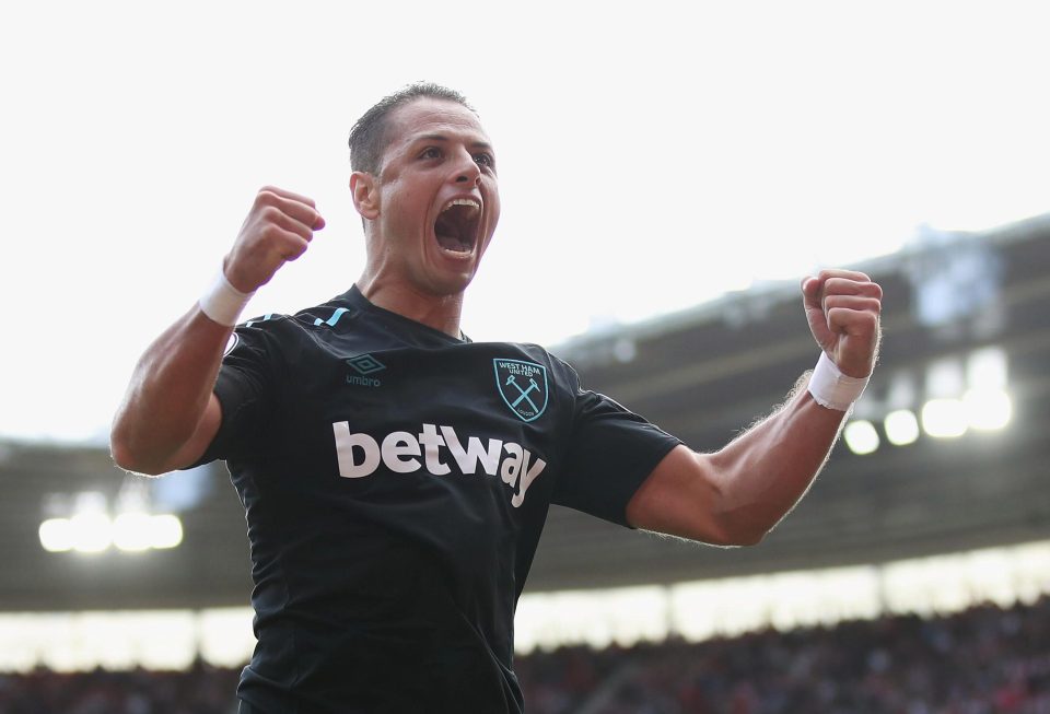  Javier Hernandez is yet to be on the winning side for Slaven Bilic's men in the English top-flight