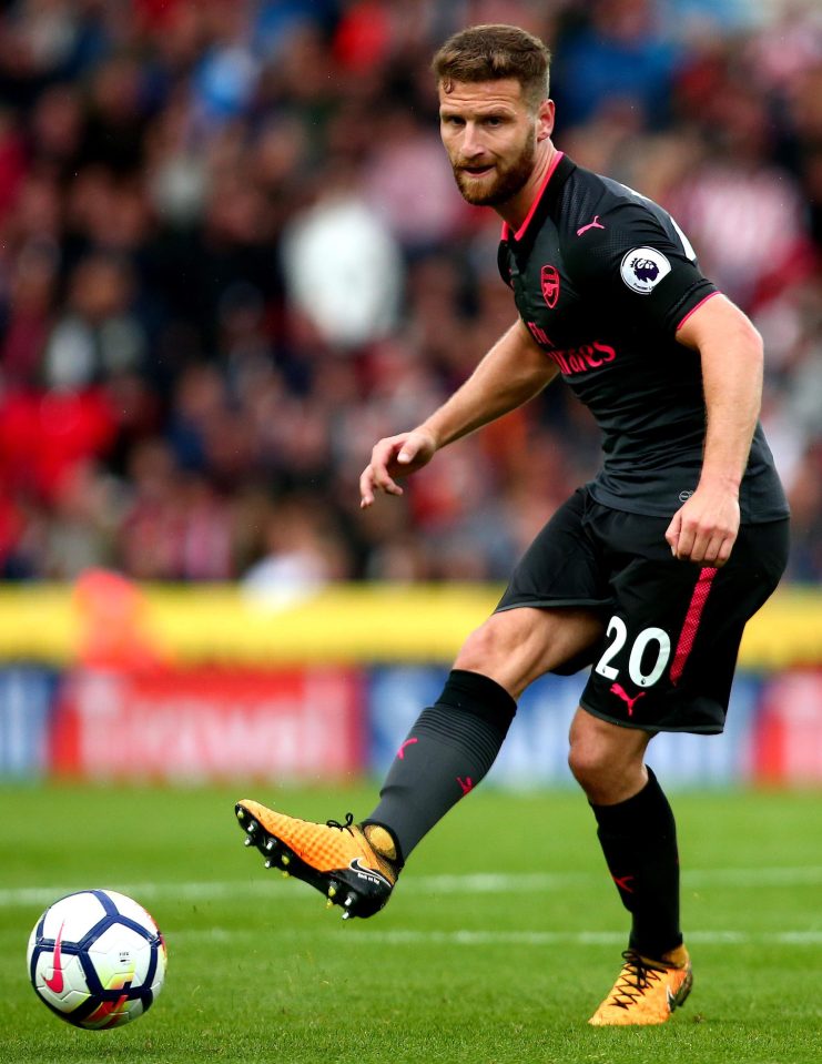  Shkodran Mustafi cost Arsenal £35million in the summer of 2016