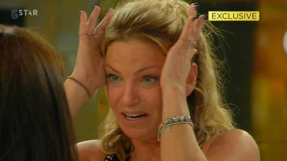 Sarah Harding suffered many emotional moments in Celebrity Big Brother