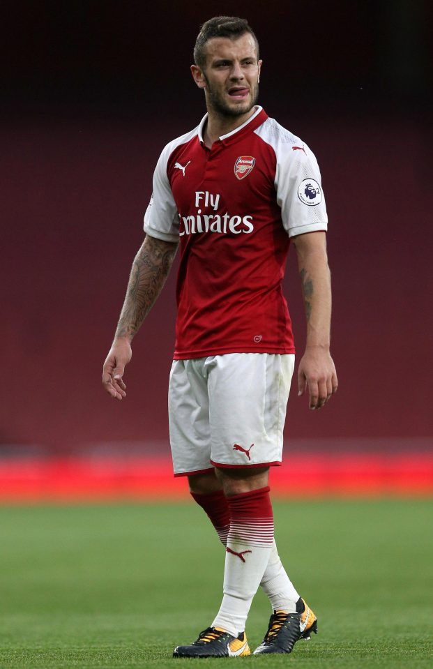  Jack Wilshere decided to remain in North London and try to break into Wenger's plans