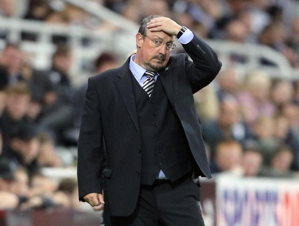  Benitez was left frustrated by Newcastle's transfer window