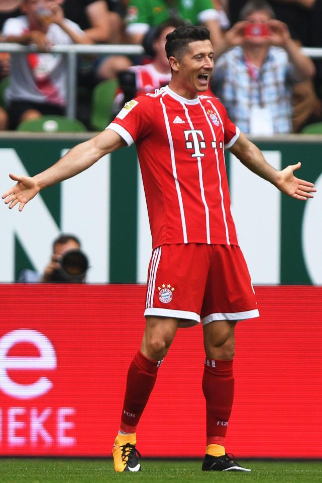  6. Robert Lewandowski: Bayern Munich