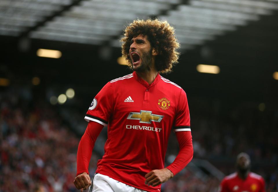  Marouane Fellaini was Man United's best player, putting in a superb performance