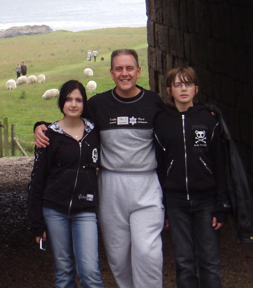  Dad Kevin, pictured with his two children, said his son's disappearance has been psychologically impossible to deal with