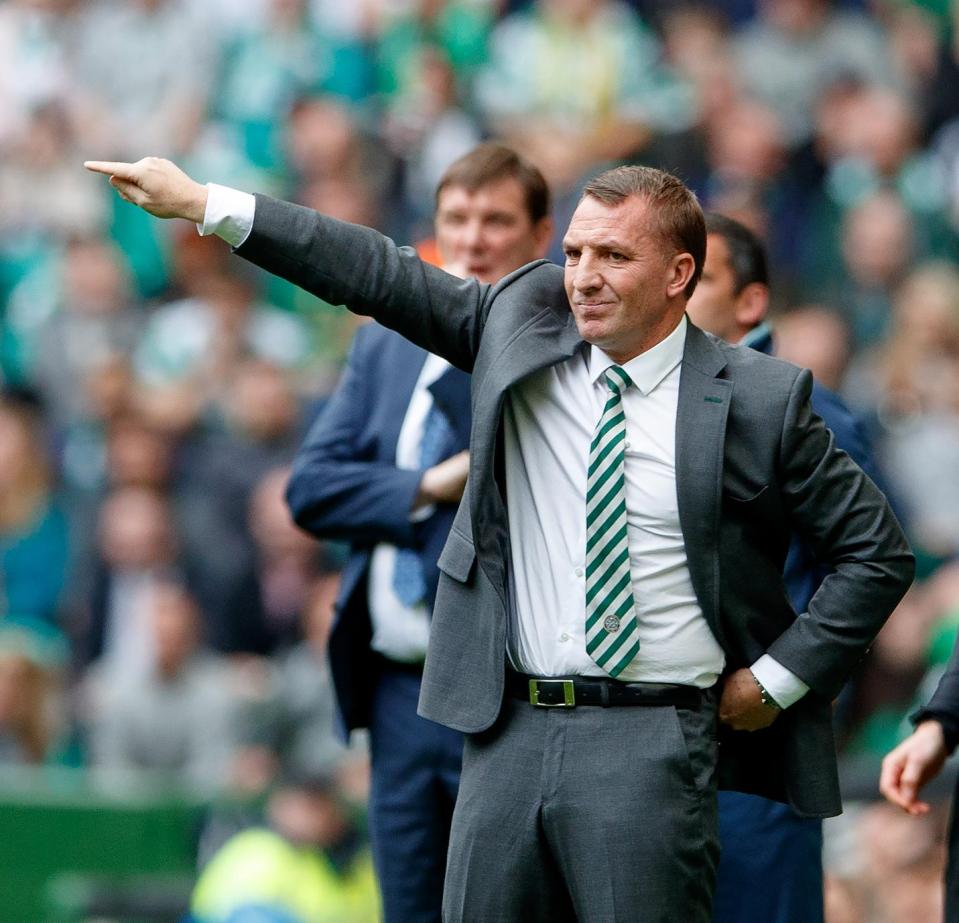  Rodgers is now in charge of Scottish giants Celtic